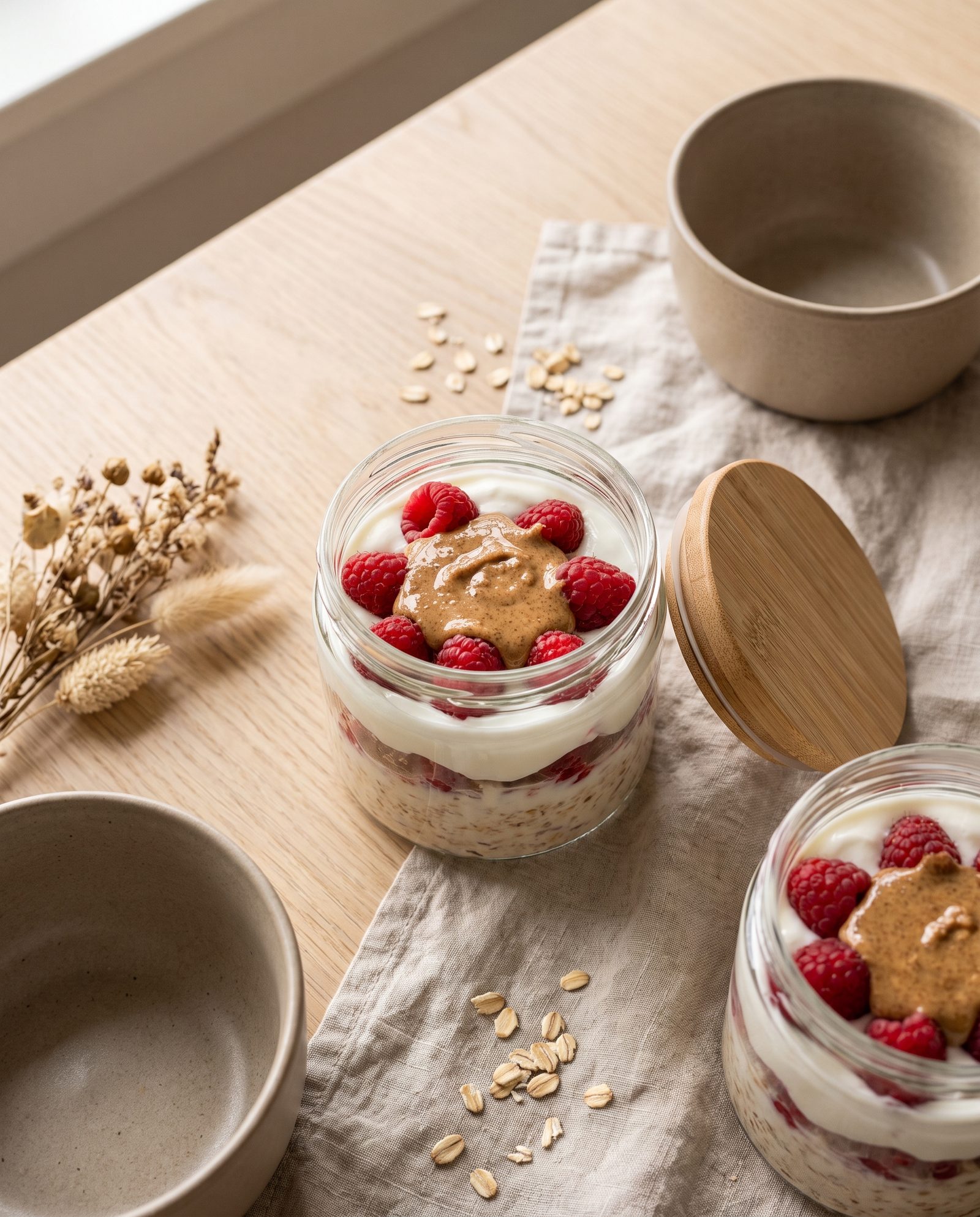 High Protein Overnight Breakfast (AI illustration)